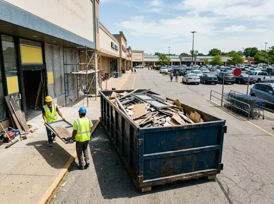 retail-store-renovation-debris-003 — frequently asked questions, Roll-off Dumpster Rentals in Affton, MO